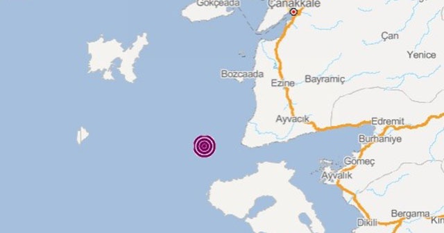 İstanbul&#039;dan sonra Çanakkale’de 3,8 şiddetinde deprem