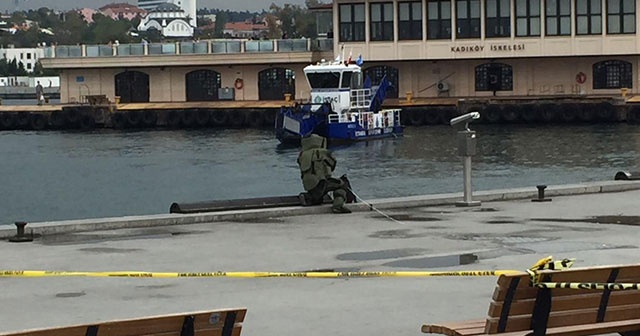 Kadıköy&#039;de şüpheli çanta alarmı