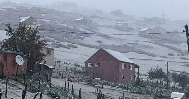 Kar Karadeniz&#039;de yüzünü gösterdi