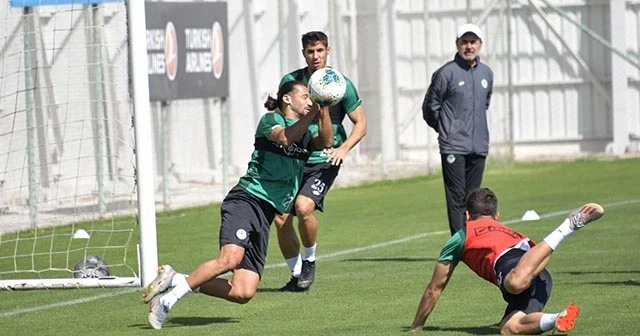 Konyaspor Denizlispor maçı hazırlıklarını sürdürüyor