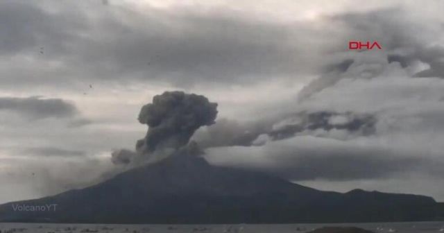 Korkulan oldu! Sakurajima yeniden harekete geçti