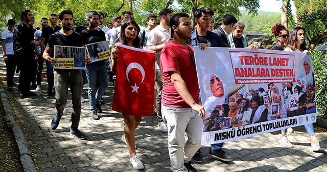 Muğla&#039;da &#039;Teröre lanet, analara destek&#039; yürüyüşü