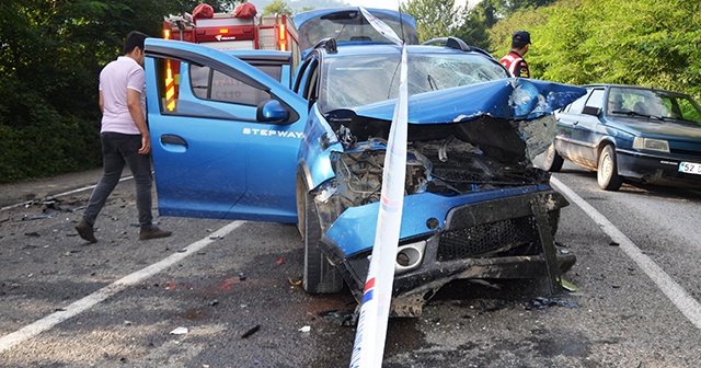 Ordu&#039;da zincirleme trafik kazası