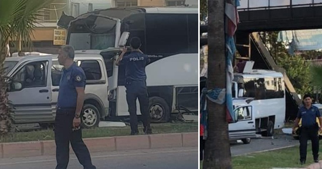 Adana&#039;da çevik kuvvet aracına bombalı saldırı: 1&#039;i polis 5 yaralı