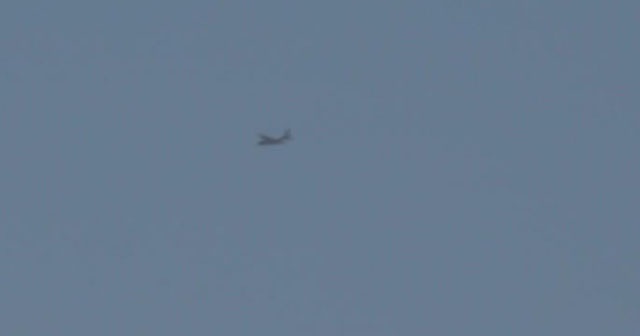 Suriye semalarında askeri kargo uçağı görüntülendi
