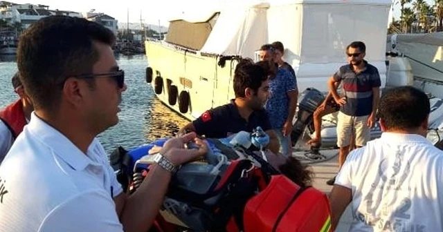 Teknede kalp krizi geçiren kadın öldü