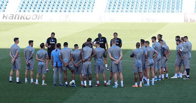 Trabzonspor, Getafe maçı hazırlıklarını tamamladı