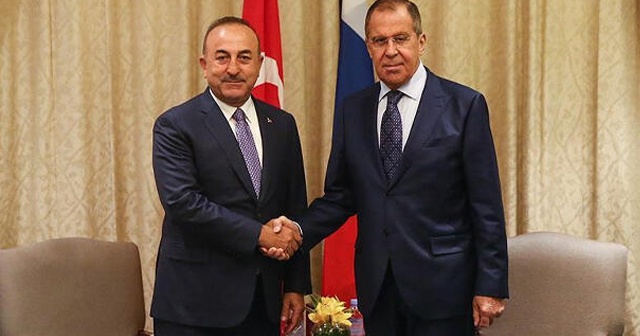 Bakan Çavuşoğlu ve Lavrov, Suriye&#039;yi görüştü