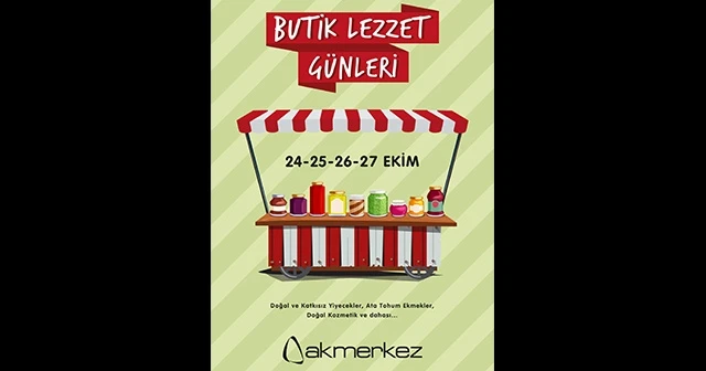 Butik Lezzet Günleri 24 Ekim'de başlıyor
