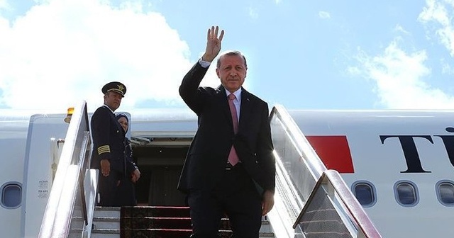 Cumhurbaşkanı Erdoğan Azerbaycan&#039;a gitti