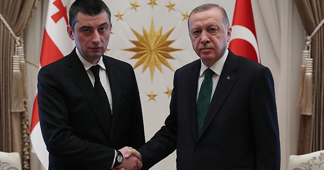 Cumhurbaşkanı Erdoğan, Gürcistan Başbakanı Gakharia ile görüştü