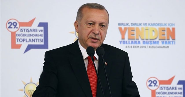 Cumhurbaşkanı Erdoğan: &#039;Amacımız Fırat&#039;ın doğusunu barış pınarlarıyla sulamaktır&#039;