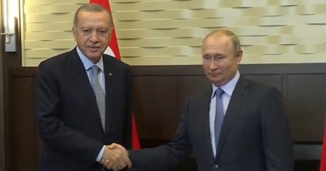 Cumhurbaşkanı Erdoğan Putin ile bir araya geldi