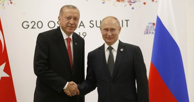 Cumhurbaşkanı Erdoğan Putin ile görüştü