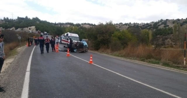Denizli'de feci kaza