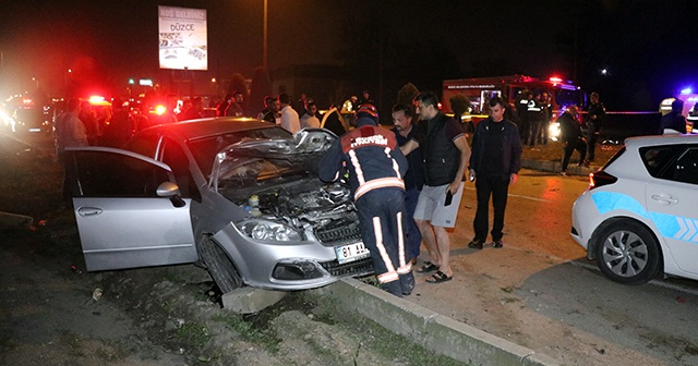 Düzce&#039;de trafik kazası: 1 ölü, 3 yaralı