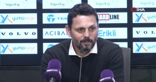 Erol Bulut: Futbolcularım maçı çevirmek için her şeyi denedi
