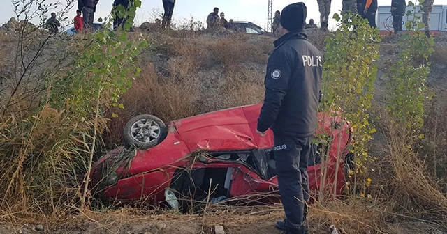 Erzincan’da göreve giden askerler kaza yaptı