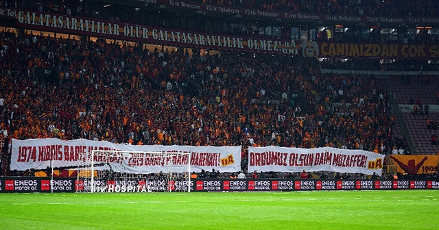 Galatasaray taraftarlarından Barış Pınarı Harekatı’na destek