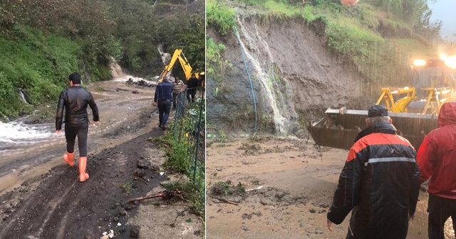 Giresun’da sağanak yağış etkili oldu, bir kişi kayıp