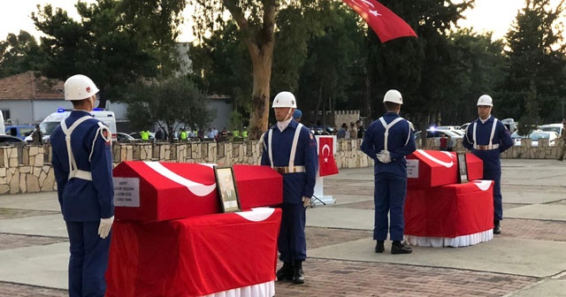 Hatay&#039;da şehit düşen askerler memleketlerine uğurlandı