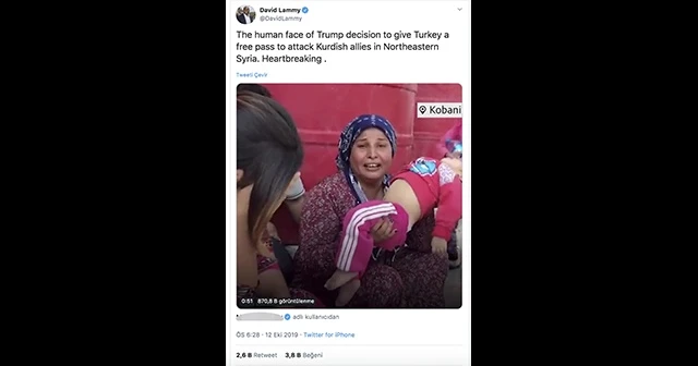 İngiliz vekil YPG/PKK'nın kara propagandasına alet oldu
