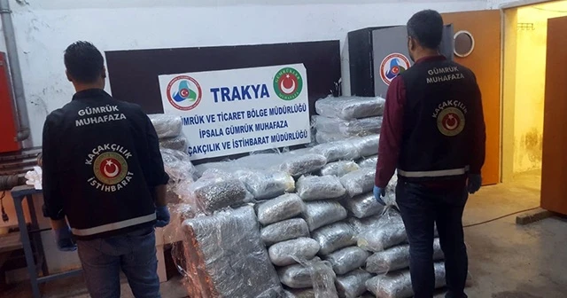 İpsala’da 335 kilogram uyuşturucu yakalandı