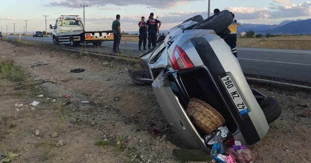 Konya’da düğün dönüşü kaza: 1 ölü, 1 yaralı
