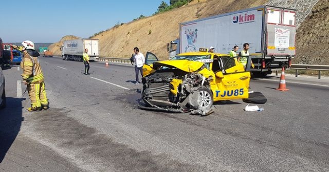 Kuzey Çevre Otoyolunda feci kaza