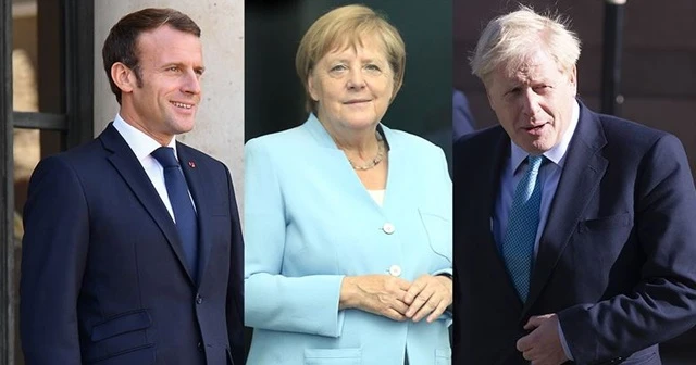 Macron, Merkel ve Johnson, Cumhurbaşkanı Erdoğan ile görüşecek