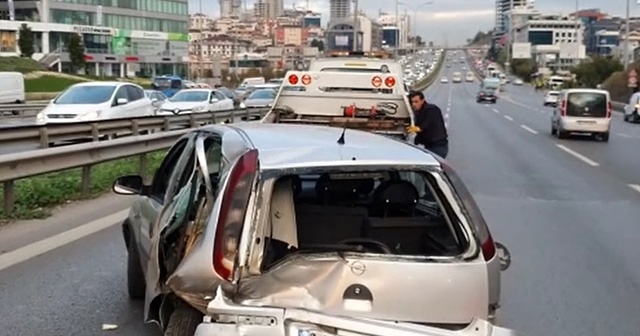 Maltepe&#039;de zincirleme trafik kazası