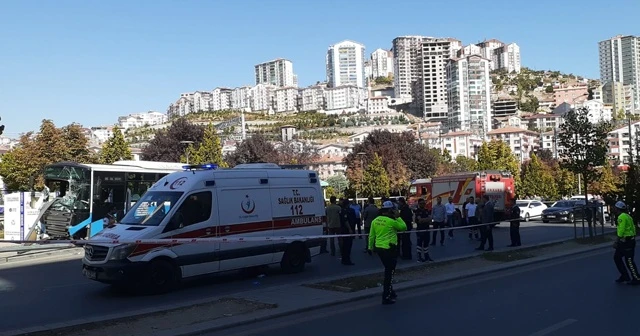 Mamak&#039;ta yayalara çarpan otobüs şoförü tutuklandı