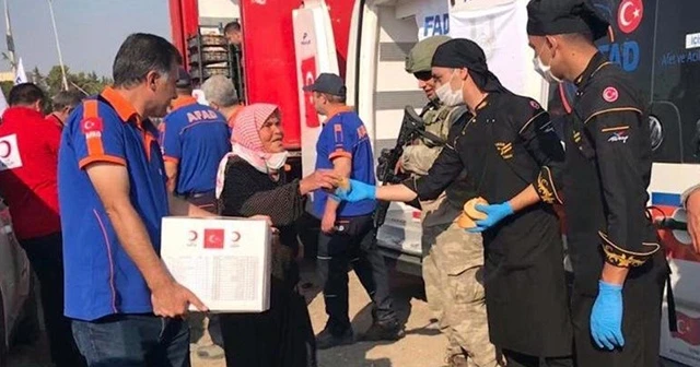 Mehmetçik’ten Tel Abyad’a yardım eli