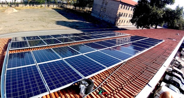 Meslek lisesi yılda 20 bin kilowatt elektrik üretecek