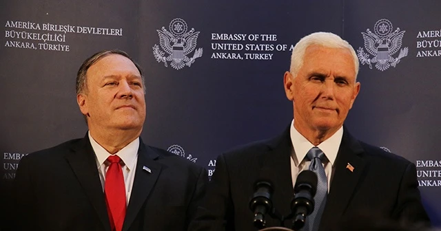 Pence ve Pompeo, Türkiye&#039;den ayrıldı