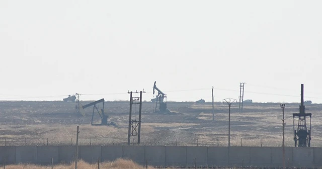 Petrol bölgesinde ABD devriyesi görüntülendi