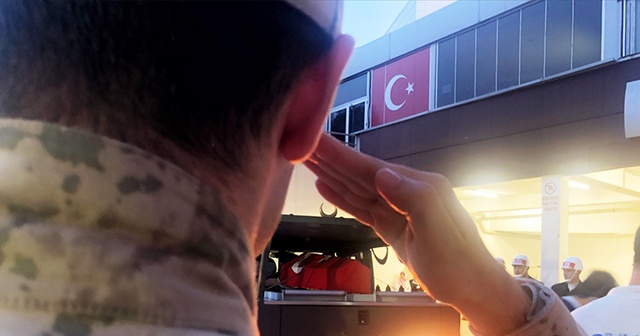 Şehit Uzman Onbaşı Mesut Çelik&#039;in naaşı memleketine getirildi