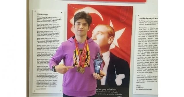 Uğurlu öğrenciden atletizmde Türkiye birinciliği