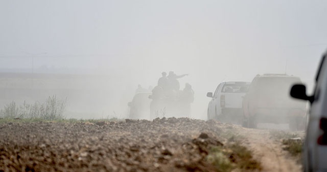 YPG/PKK’lılara ait araç imha edildi, 2 terörist öldürüldü