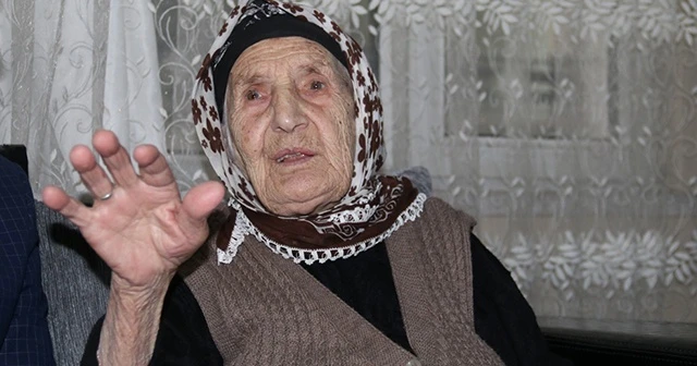 107 yaşındaki Emine nine uzun yaşamanın formülünü açıkladı