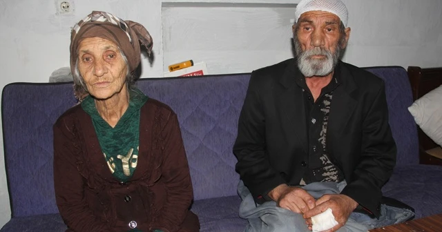 80 yaşındaki kadın eşini odunla dövüp bıçakladı