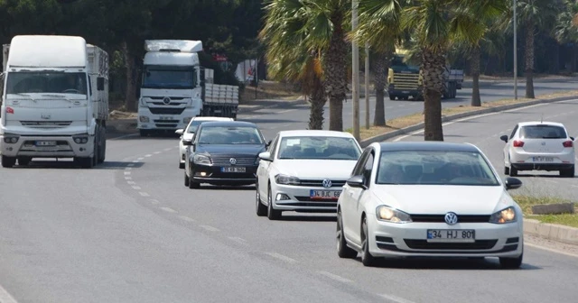 Aliağa&#039;da trafiğe kayıtlı araç sayısı 24 bin 239