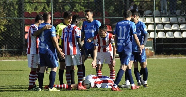 Amatör lig maçında gerginlik