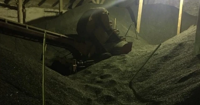 Ay çekirdeği deposuna düşen kadın öldü