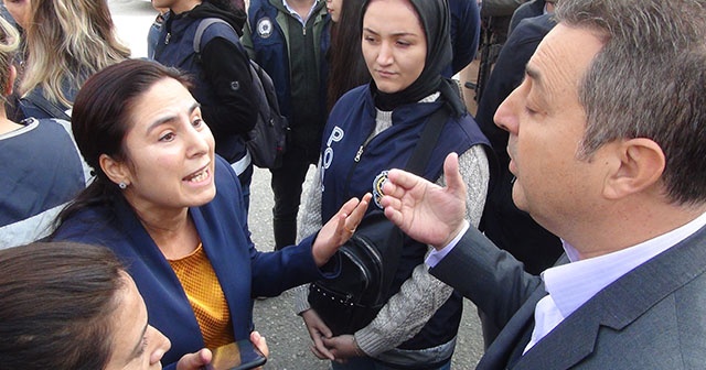 Belediyeye girmek isteyen HDP’li vekile polis izin vermedi