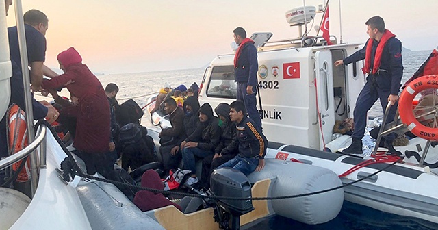 Bodrum’da 140 kaçak göçmen yakalandı