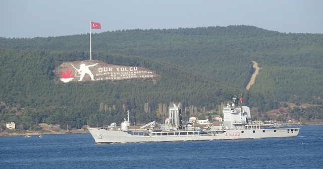 Çanakkale Boğazı’ndan peş peşe NATO gemileri geçti