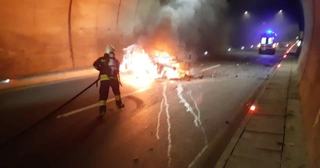 Cankurtaran Tüneli’nde kaza: 1 ölü, 2 yaralı