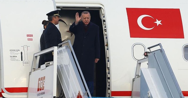 Cumhurbaşkanı Erdoğan Katar&#039;a gitti