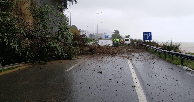 Giresun’da heyelan kazaya neden oldu: 3 yaralı